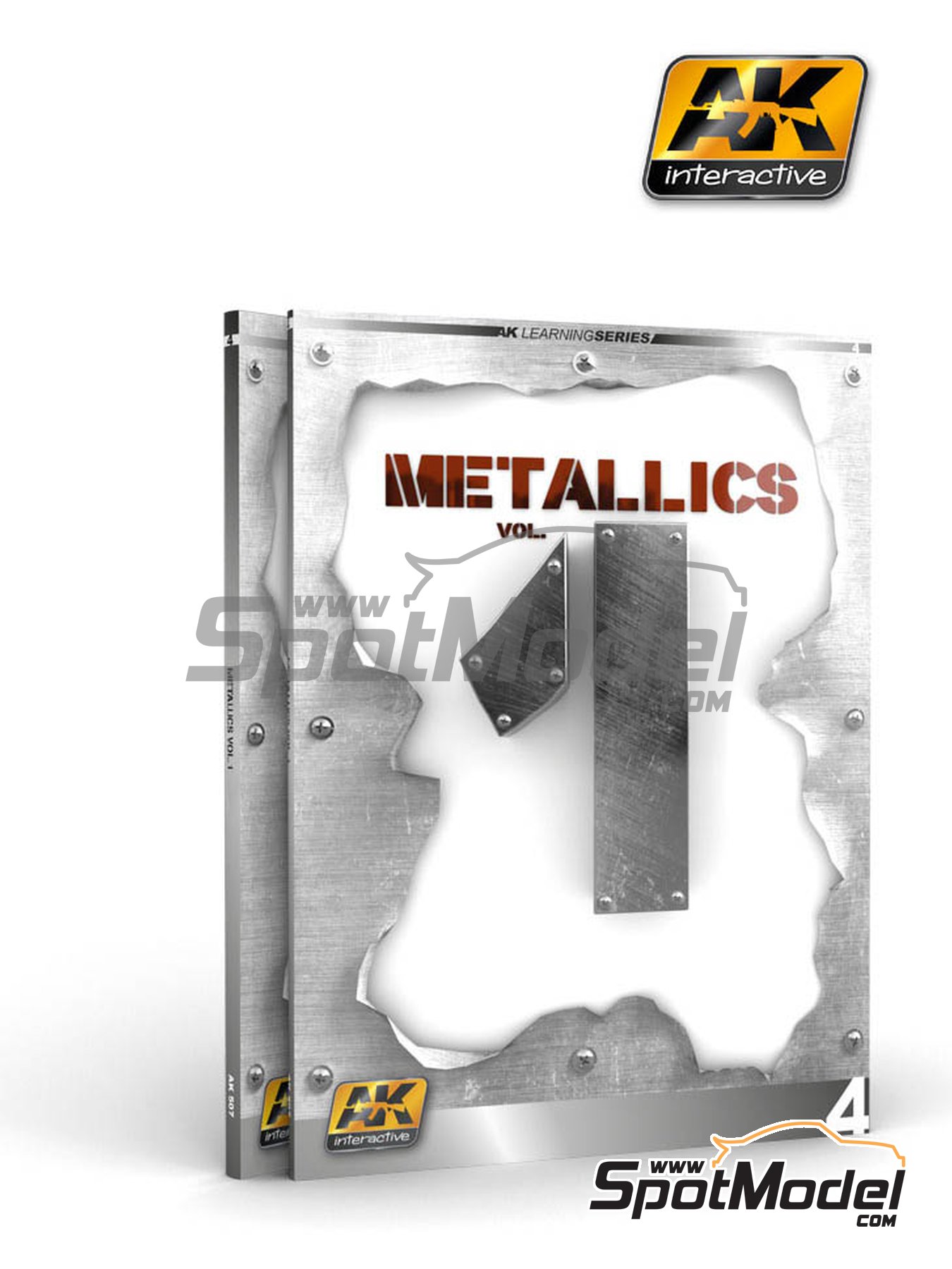 AK Interactive AK507: Book Metallics Volumen 1 Learning series 04
